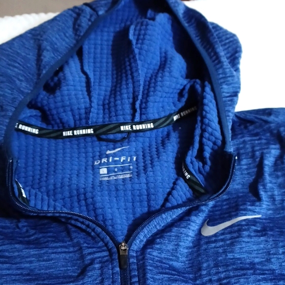 Nike Running Dri Fit Womans Blue Jacket L - Picture 2 of 11